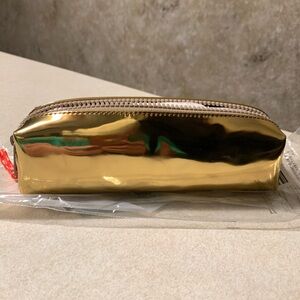 Crewcuts (J Crew) Gold and Navy Pouch